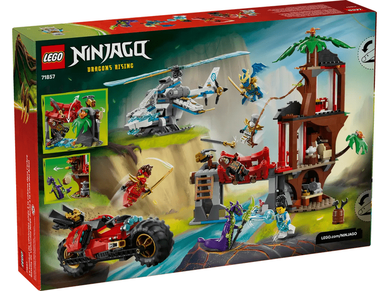 LEGO® Ninjago® Nindzsajárművek csatája a lombháznál (71857)