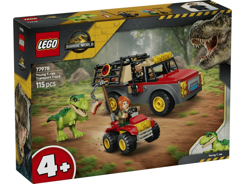 LEGO® Jurassic World Fiatal T-rex szállító teherautó (77978)