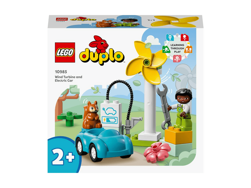 LEGO® DUPLO Szélturbina és elektromos autó (10985)