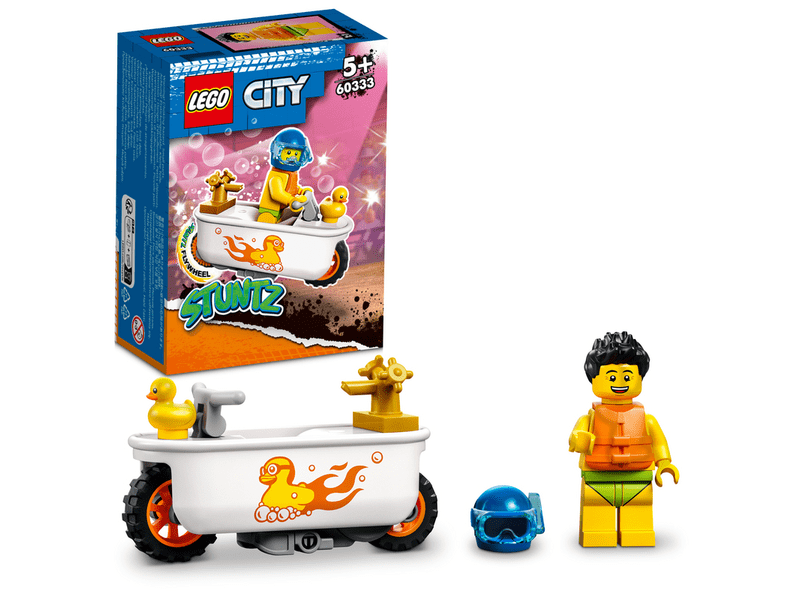 LEGO® City Fürdőkádas kaszkadőr motorkerékpár (60333)