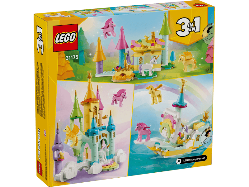 LEGO® Creator 3 az 1-ben Egyszarvúak kastélya (31175)
