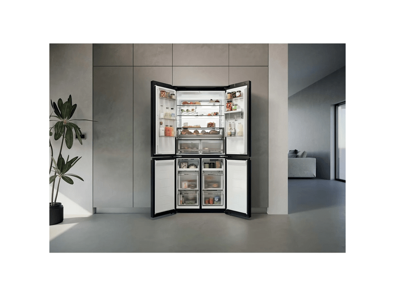 Haier HCKR7819DWGB Side by side hűtőszekrény