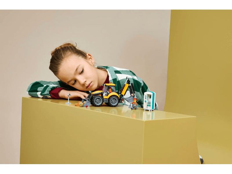 LEGO® City Sárga árokásó-rakodó (60480)