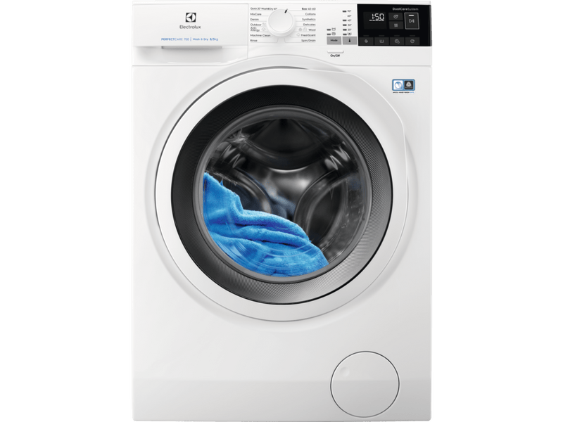 Electrolux EW7WO448W PerfectCare 700 Mosó-szárítógép gőzprogrammal