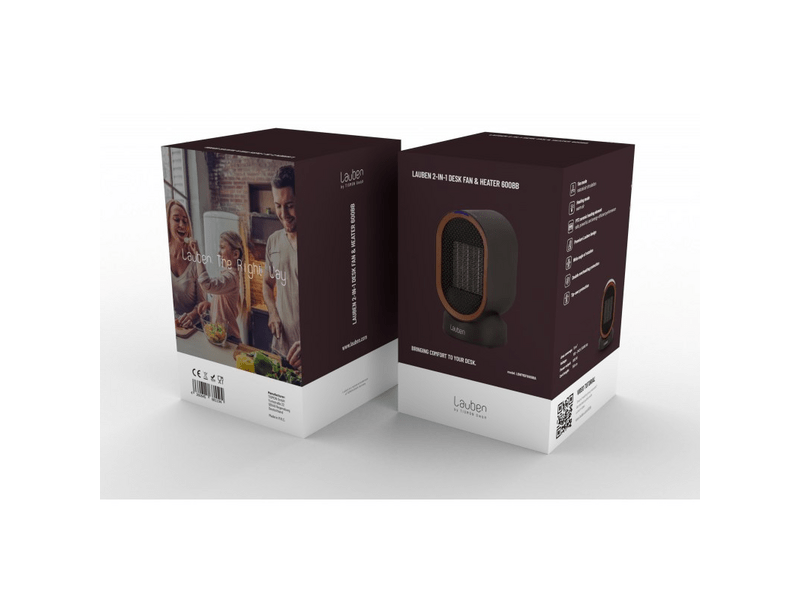 Lauben 600BB 2 az 1-ben meleg levegős ventilátor