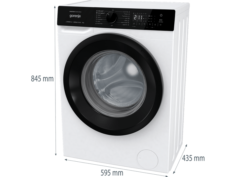 Gorenje WNHA62SASEU Elöltöltős keskeny mosógép