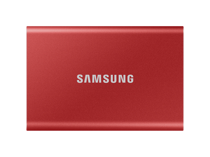 Samsung T7 MU-PC2T0R Hordozható SSD, USB 3.2, 2TB, Piros