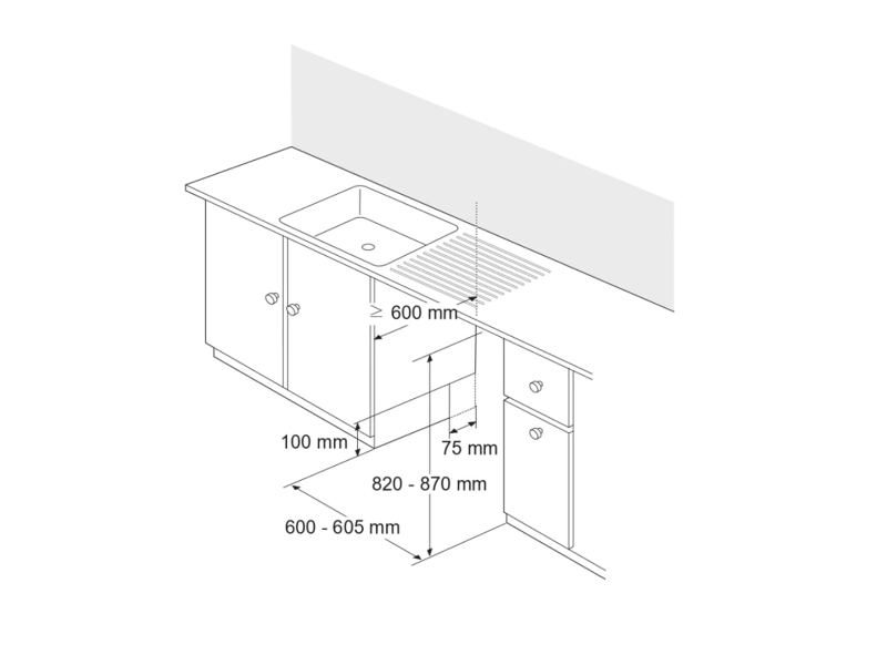 LG DB425TXS Beépíthető mosogatógép