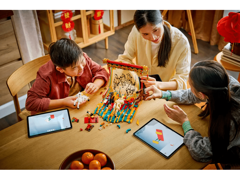 LEGO® Vágtázó lovakat ábrázoló festmény (80119)