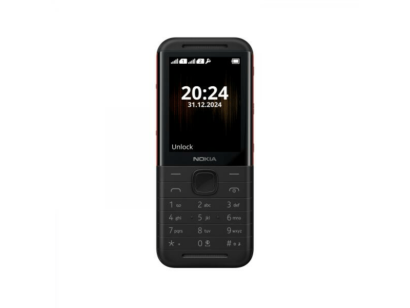 Nokia 5310 (2024) Mobiltelefon, Fekete-Piros