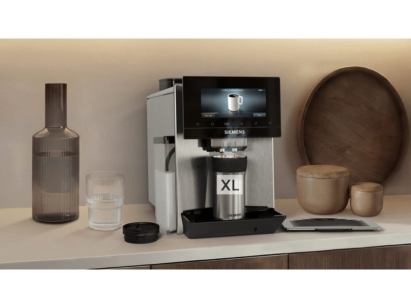 Siemens EQ900 iAroma Automata kávéfőző, nemesacél (TQ923E83)