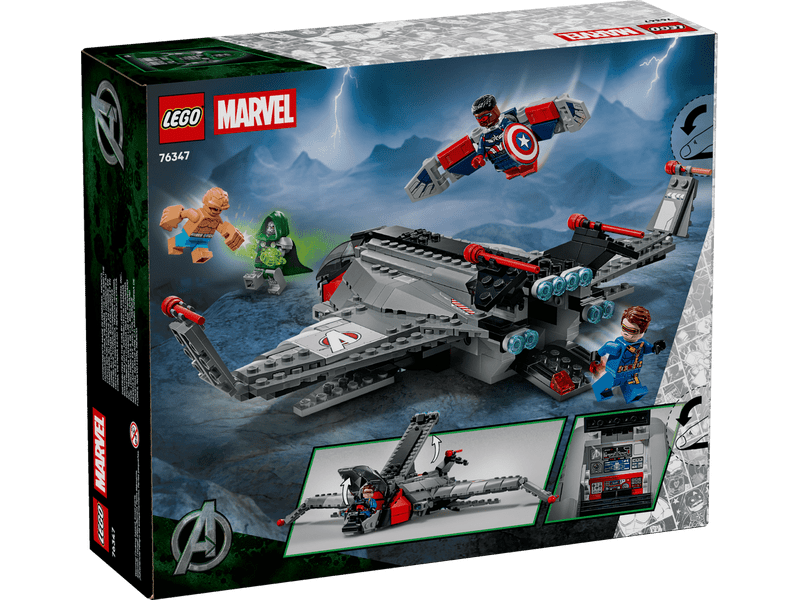 LEGO® Marvel Bosszúállók: Doctor Doom ébredése Quinjet (76347)