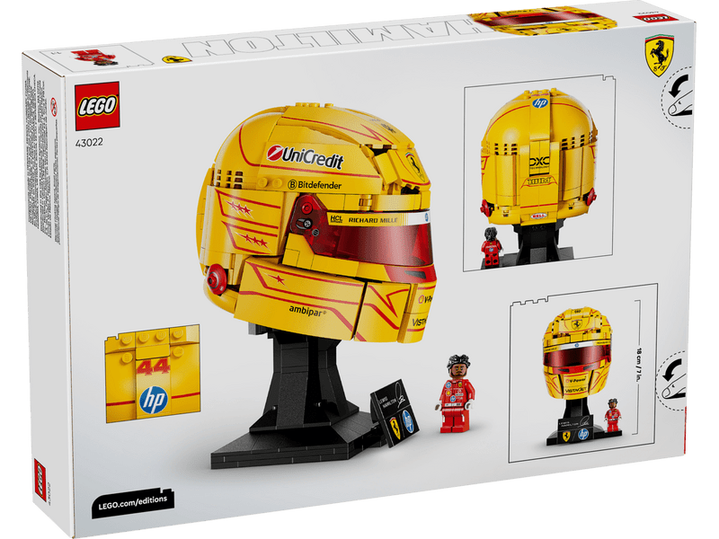 LEGO® Editions Scuderia Ferrari HP Lewis Hamilton sisakja (43022)