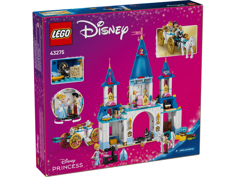 LEGO® Disney Princess Hamupipőke kastélya és hintója (43275)
