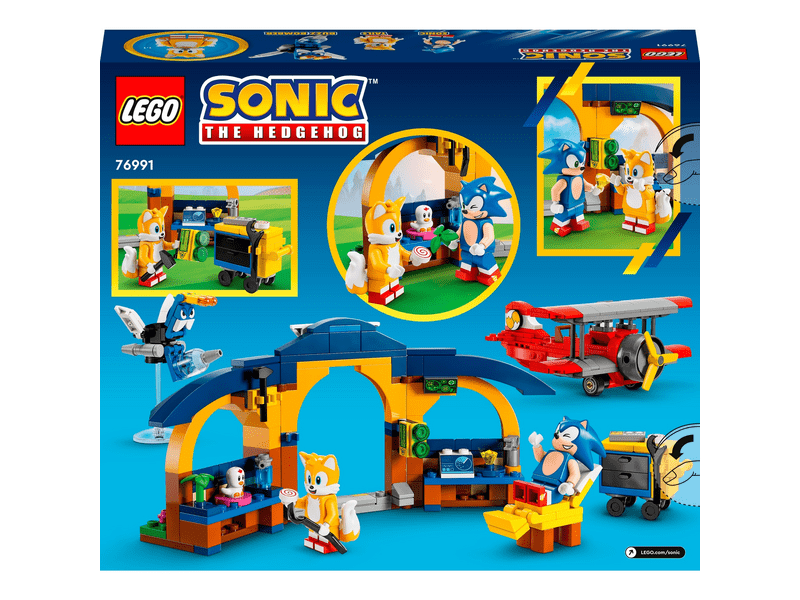 LEGO® Sonic the Hedgehog™ Tails műhelye és Tornado repülőgépe (76991)