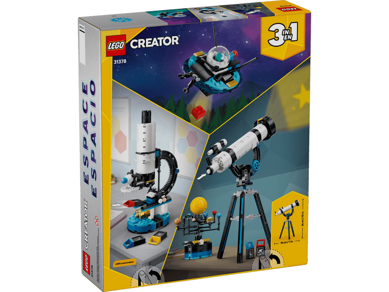 LEGO® Creator 3 az 1-ben Csillagászati távcső (31378)