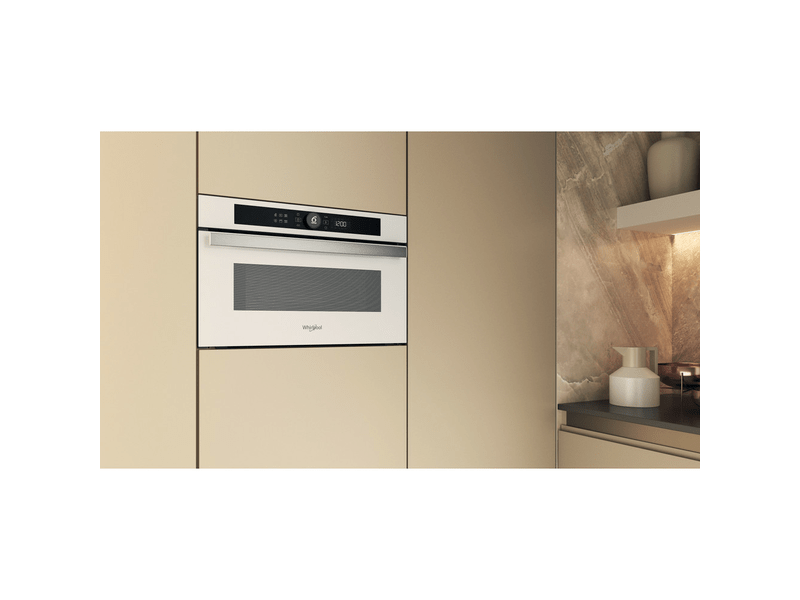 Whirlpool WOI4S8CM1SWA Beépíthető sütő, fehér + Whirlpool WMD44MW Beépíthető mikrohullámú sütő