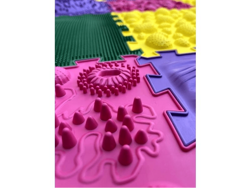 Ortho Puzzle: Ortopédiai masszázs szőnyeg szett, 12 darabos válogatás