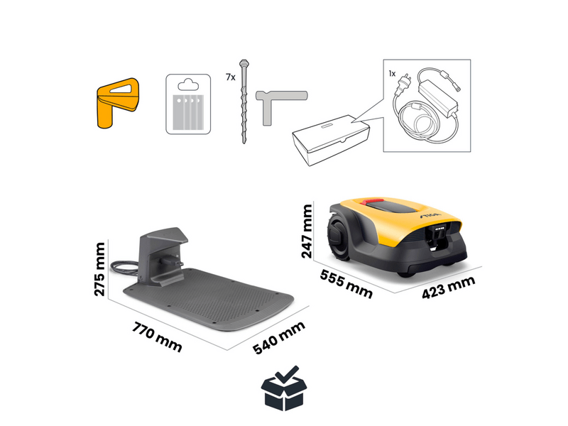 Stiga A 8V Vista 800 Robotfűnyíró (2R7114028/ST1)