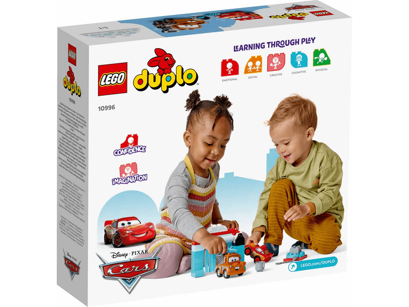LEGO® DUPLO Villám McQueen és Matuka vidám autómosása (10996)