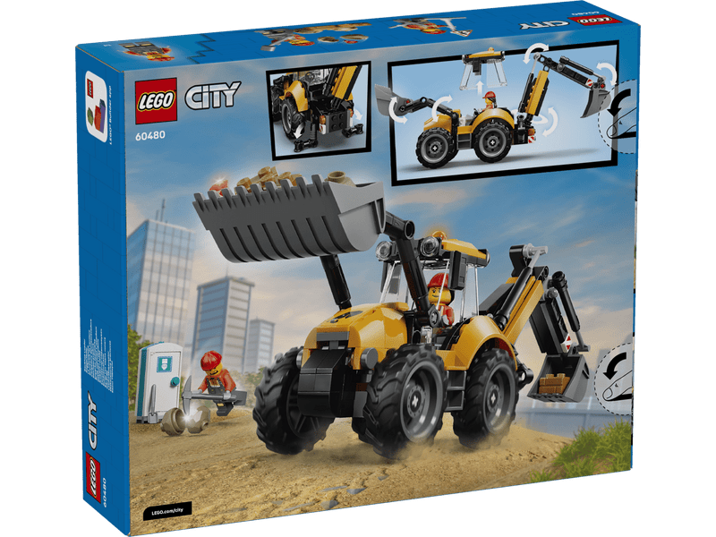 LEGO® City Sárga árokásó-rakodó (60480)