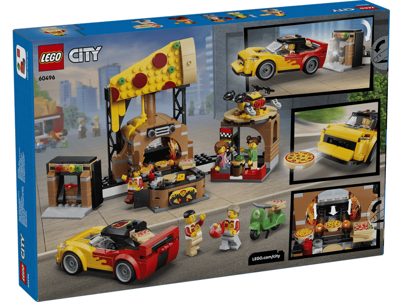 LEGO® City Pizzéria kiszállító járművekkel (60496)