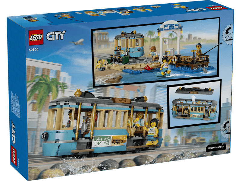 LEGO® City Klasszikus tengerparti villamos (60506)