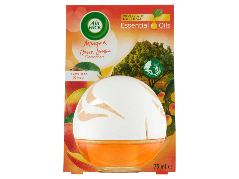 Air Wick Decosphere Légfrissítő gömb, Trópusi mangó & Lime, 75ml