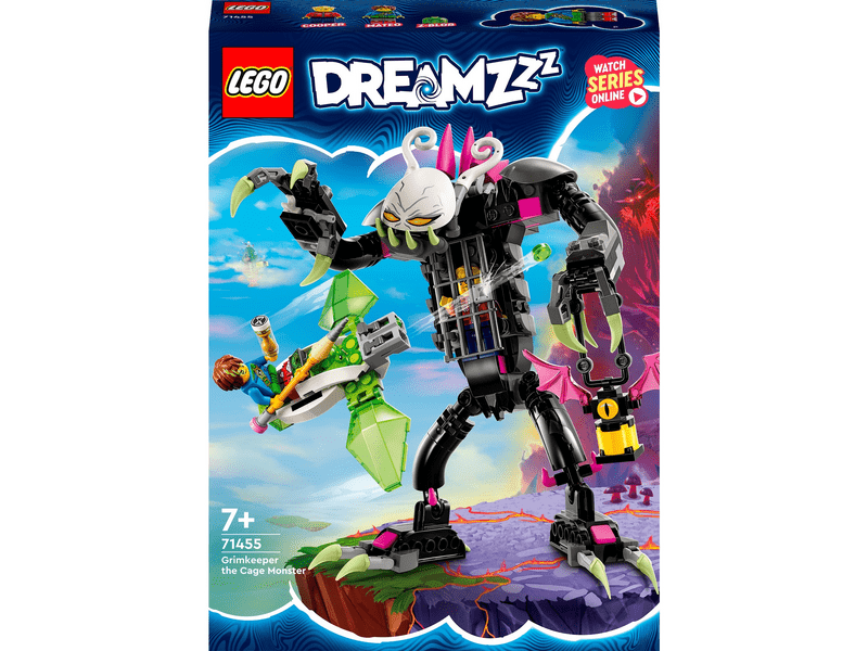 LEGO® DREAMZzz™ Kegyetlen Őrző a kalitkás szörnyeteg (71455)