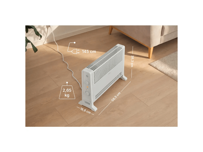 Sencor SCF 2021WH Elektromos konvektor, 2000W, fehér