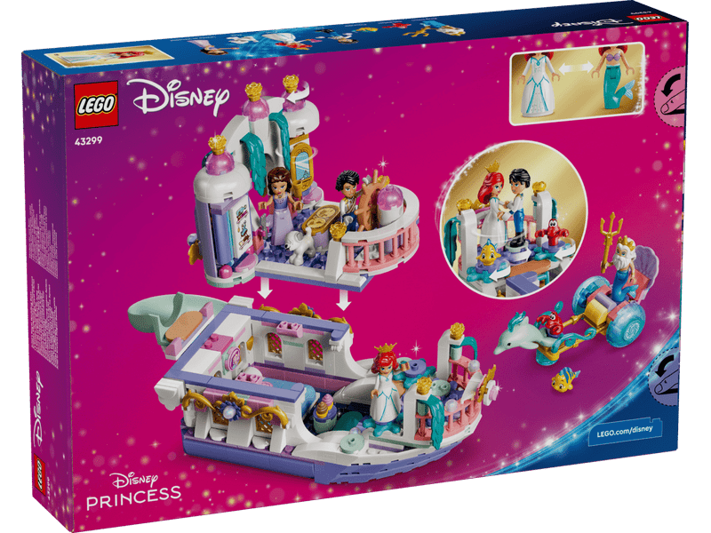 LEGO® Disney Princess Ariel esküvői hajója (43299)