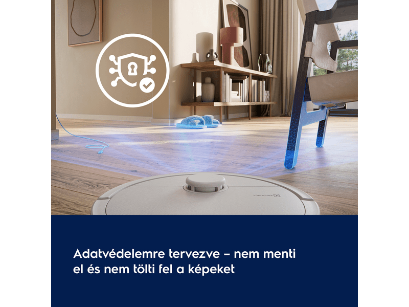Electrolux ER81UW3SW 800 LiDAR robotporszívó, fehér