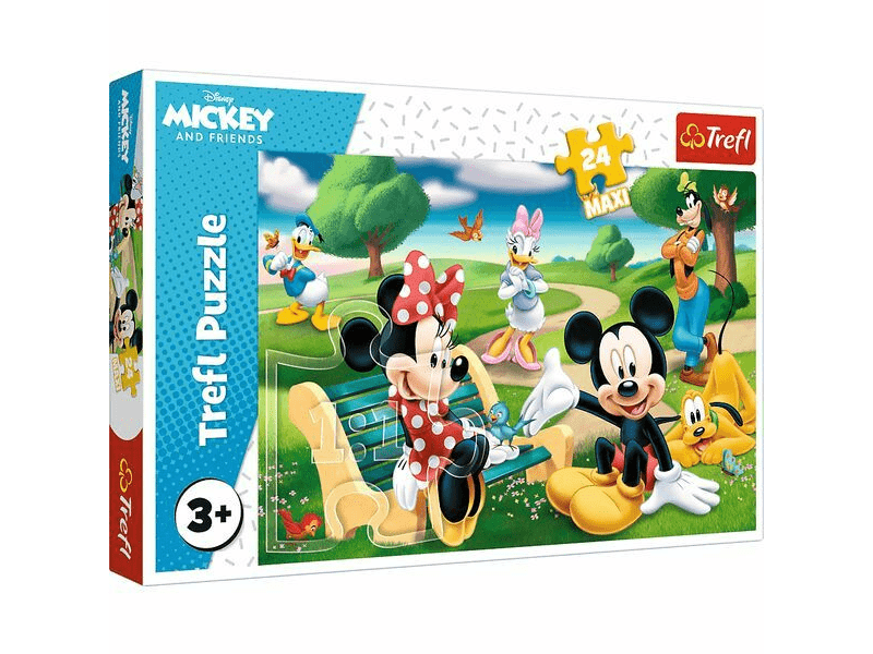 Puzzle Maxi 24 db-Mickey egér és barátai