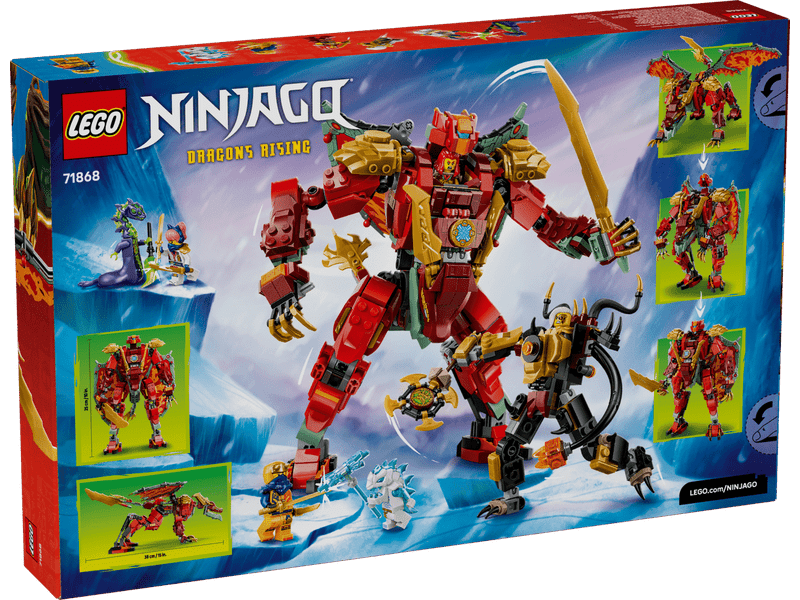 LEGO® Ninjago® Wyldfyre átalakuló sárkányrobotja (71868)