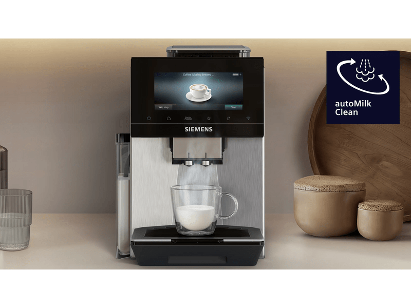 Siemens EQ900 iAroma Automata kávéfőző, nemesacél (TQ923E83)