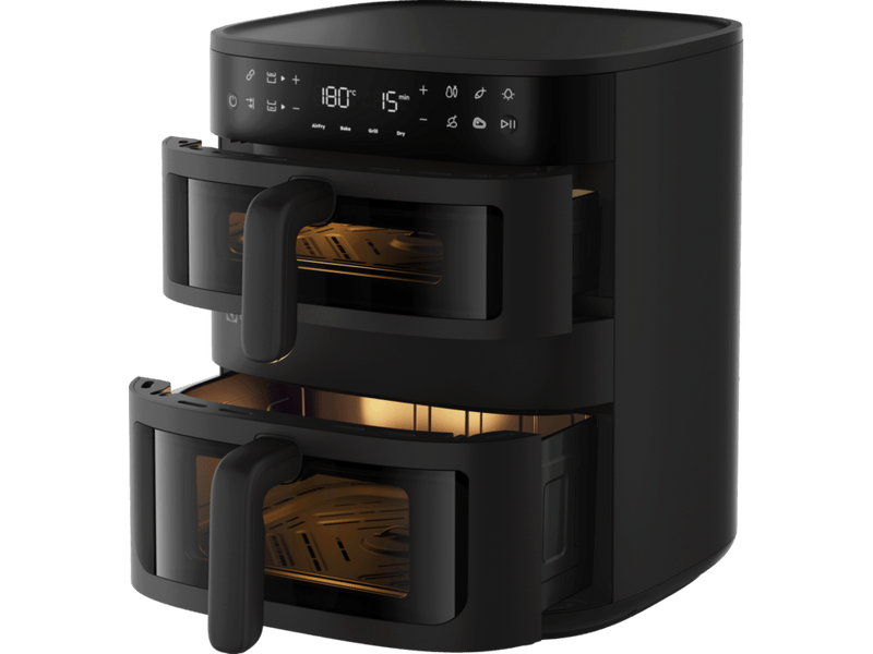 Electrolux EAFD11B 800 Dual Airfryer, fekete