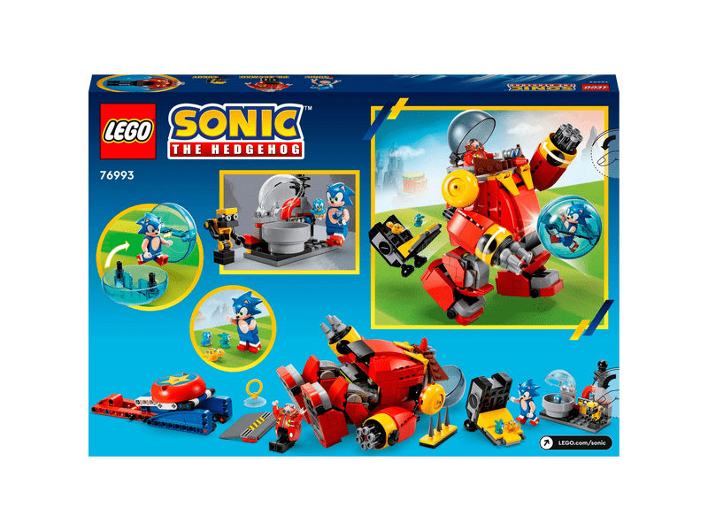 LEGO® Sonic the Hedgehog™ Sonic vs. Dr. Eggman robotja (76993)