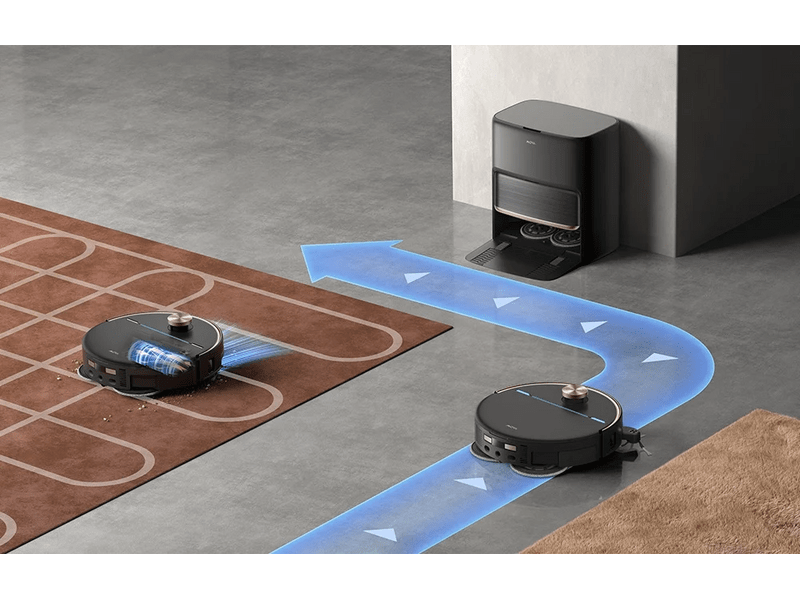 Mova V70 Ultra Complete robotporszívó, fekete (RLV77CE-B)