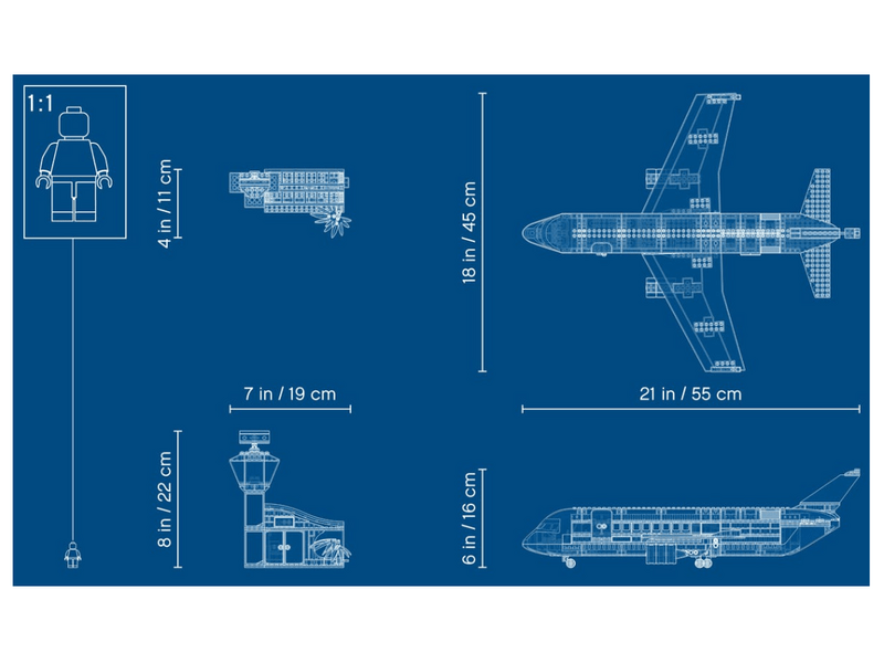 LEGO® City Utasszállító repülőgép (60262)