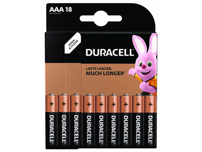 Duracell Basic AAA Ceruzaelem, 18 db