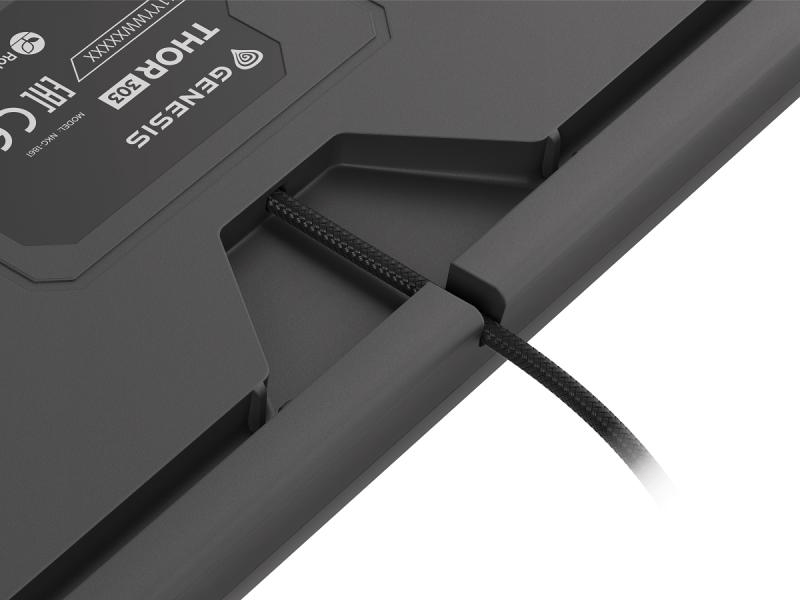 Genesis Thor 303 Mechanikus Gamer billentyűzet, fekete