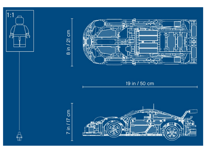 LEGO® Technic™ Porsche 911 RSR (42096)