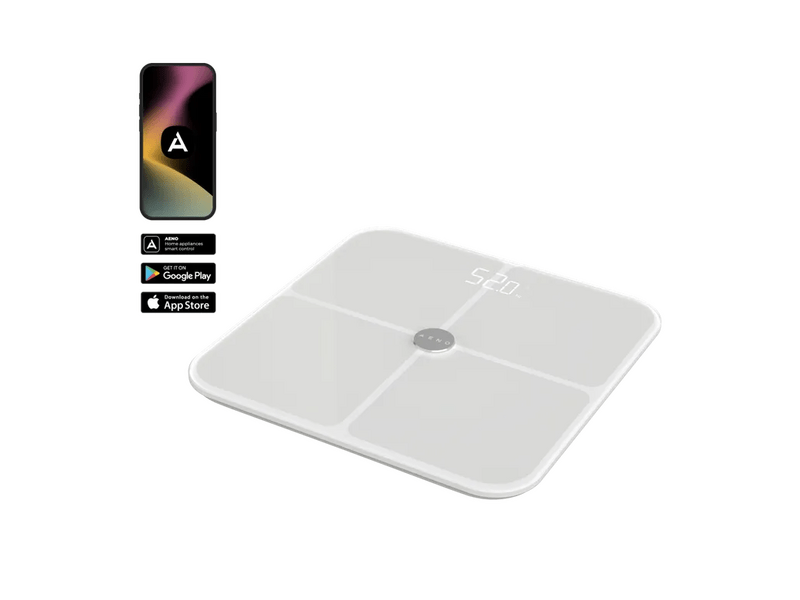 Aeno BS1S Testmérleg, fehér (ABS0001S)