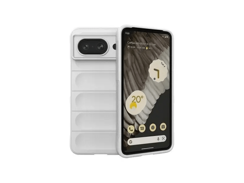Gigapack Google Pixel 8 Szilikon tok, fehér (GP-158456)