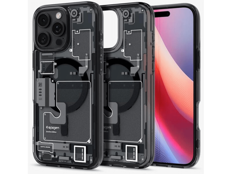 Spigen Apple iPhone 16 Pro Max Műanyag tok, fekete (ACS08004)