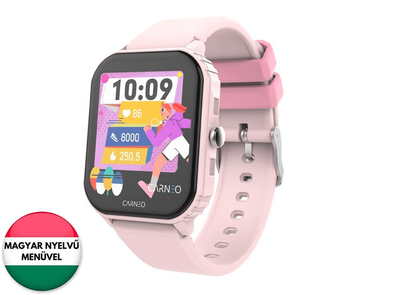 Carneo Tik&Tok HR+ 2. gen. Gyermek okosóra, rózsaszín