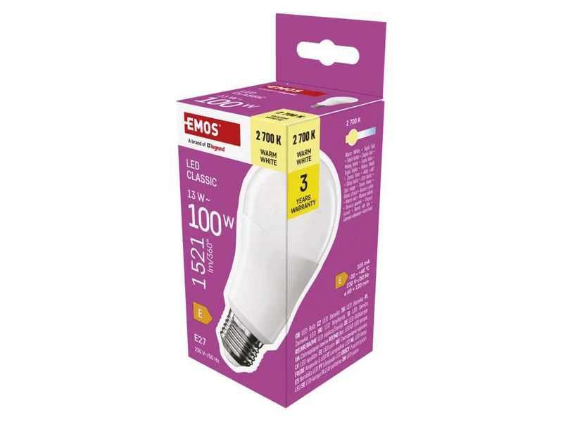 Emos ZQ5E61 LED izzó Classic A60 / E27 / 13 W