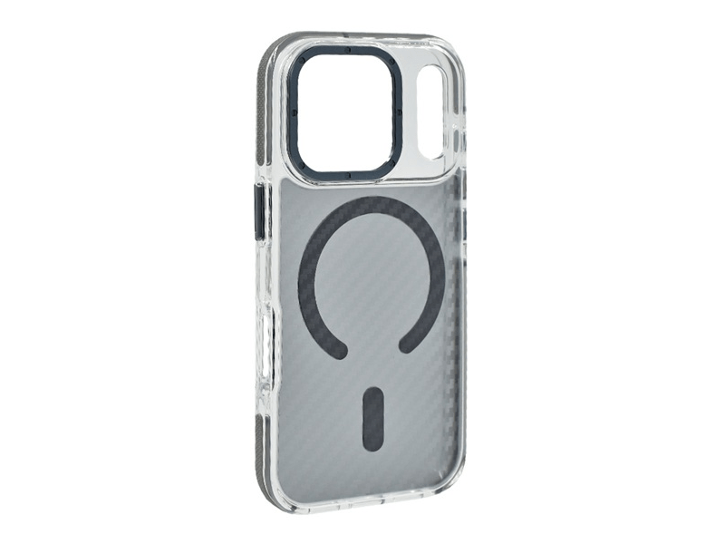 Gigapack iPhone 17 Pro Szilikon tok, sötétszürke (GP-176074)