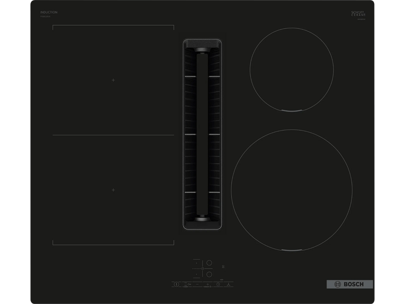 Bosch PVS611B16E Beépíthető indukciós főzőlap, beépített elszívóval