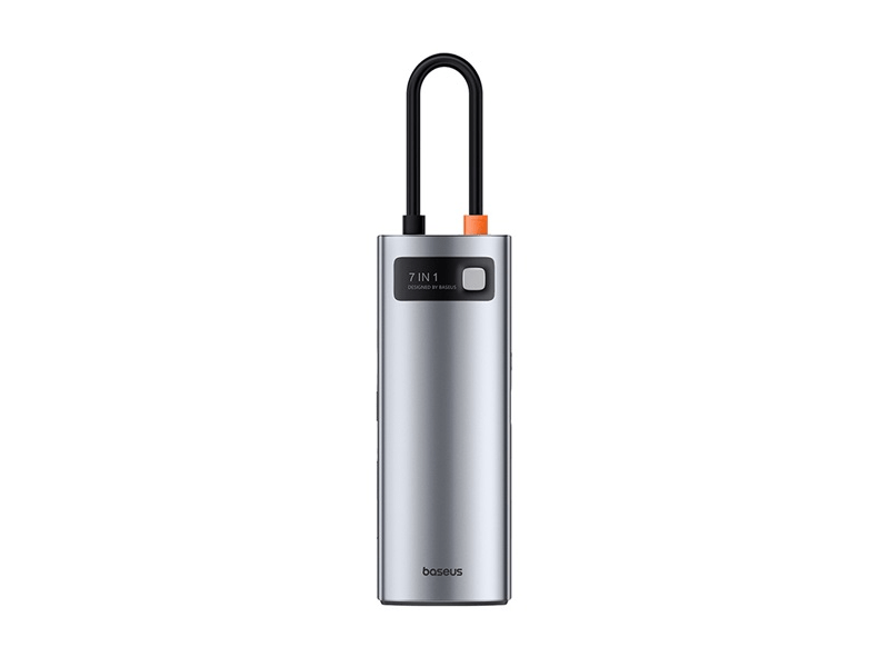 Baseus Metal Gleam 7-Port USB Type-C HUB dokkoló állomás
